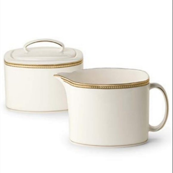 kate spade Sonora Knot Sugar Bowl dish container with lid nwt - Picture 2 of 6